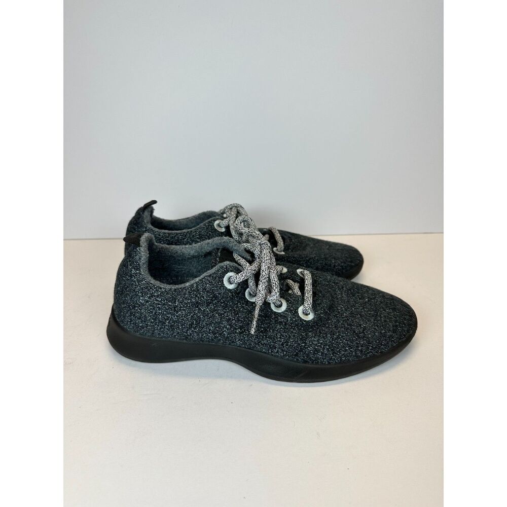 Allbirds Women's Wool Runner Size 8 Gray Casual Shoes Lace up Low Top EUC
